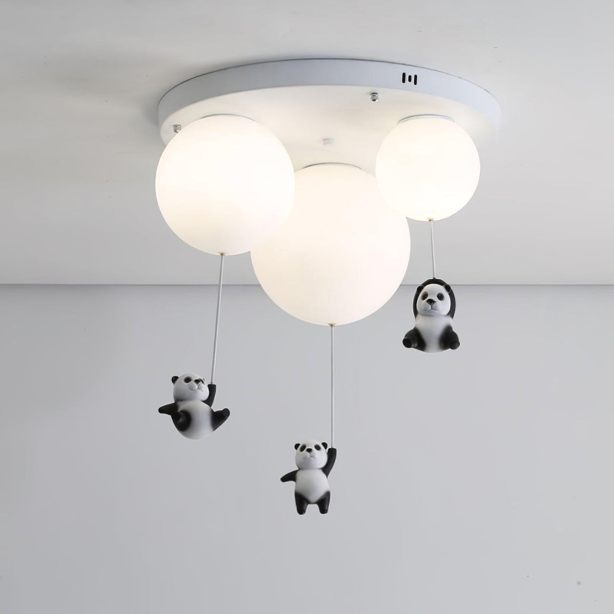 Plafonnier Corolle en verre et fer – vue 38