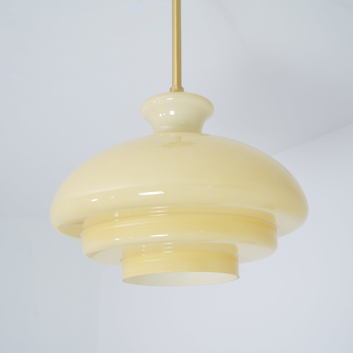 Suspension Mélie en verre et fer – vue 7