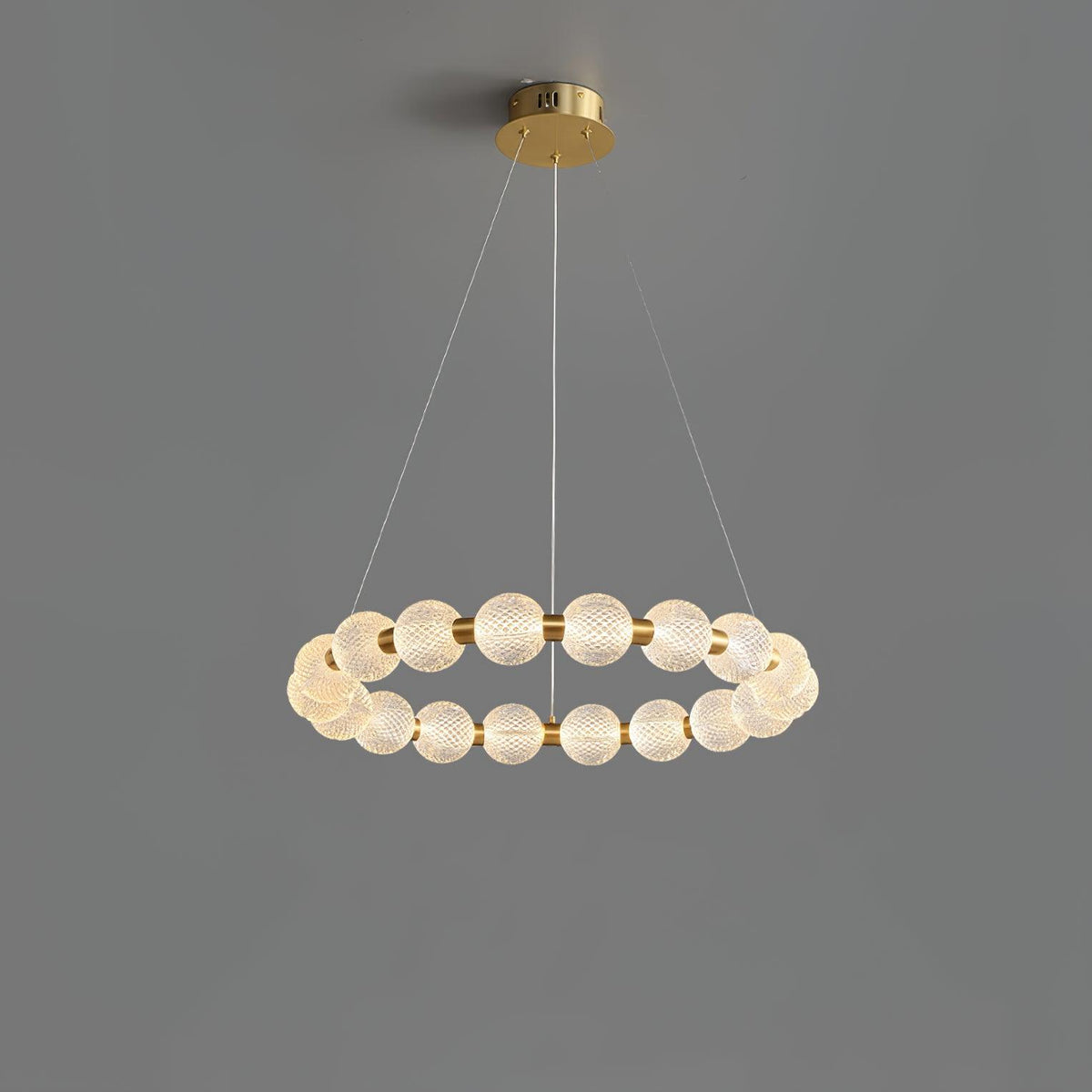 Lustre Séraphine en laiton – vue 14
