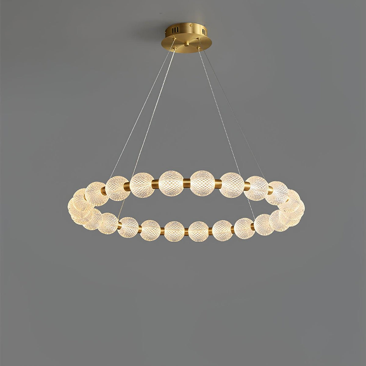 Lustre Séraphine en laiton – vue 23