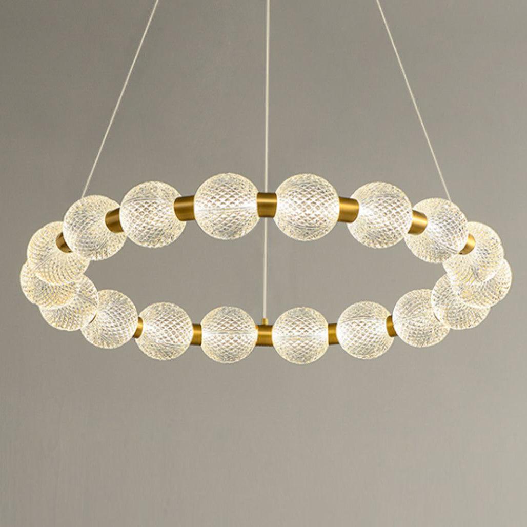 Lustre Séraphine en laiton – vue 6