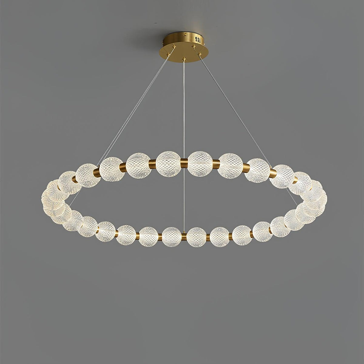 Lustre Séraphine en laiton – vue 25