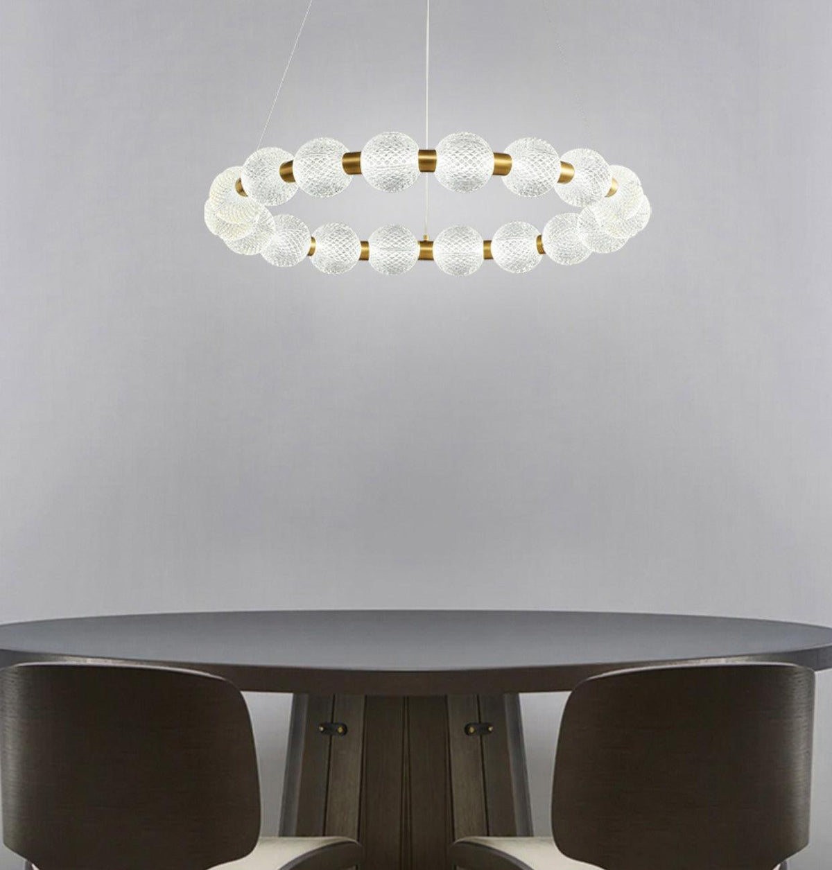Lustre Séraphine en laiton – vue 26