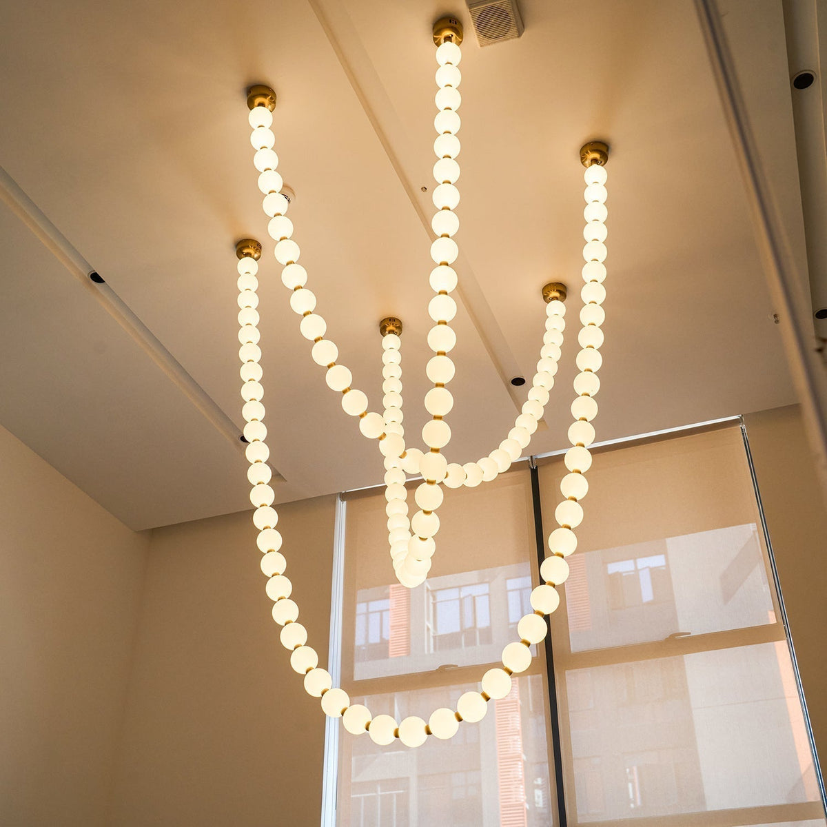 Lustre Cumulus en laiton – vue 83