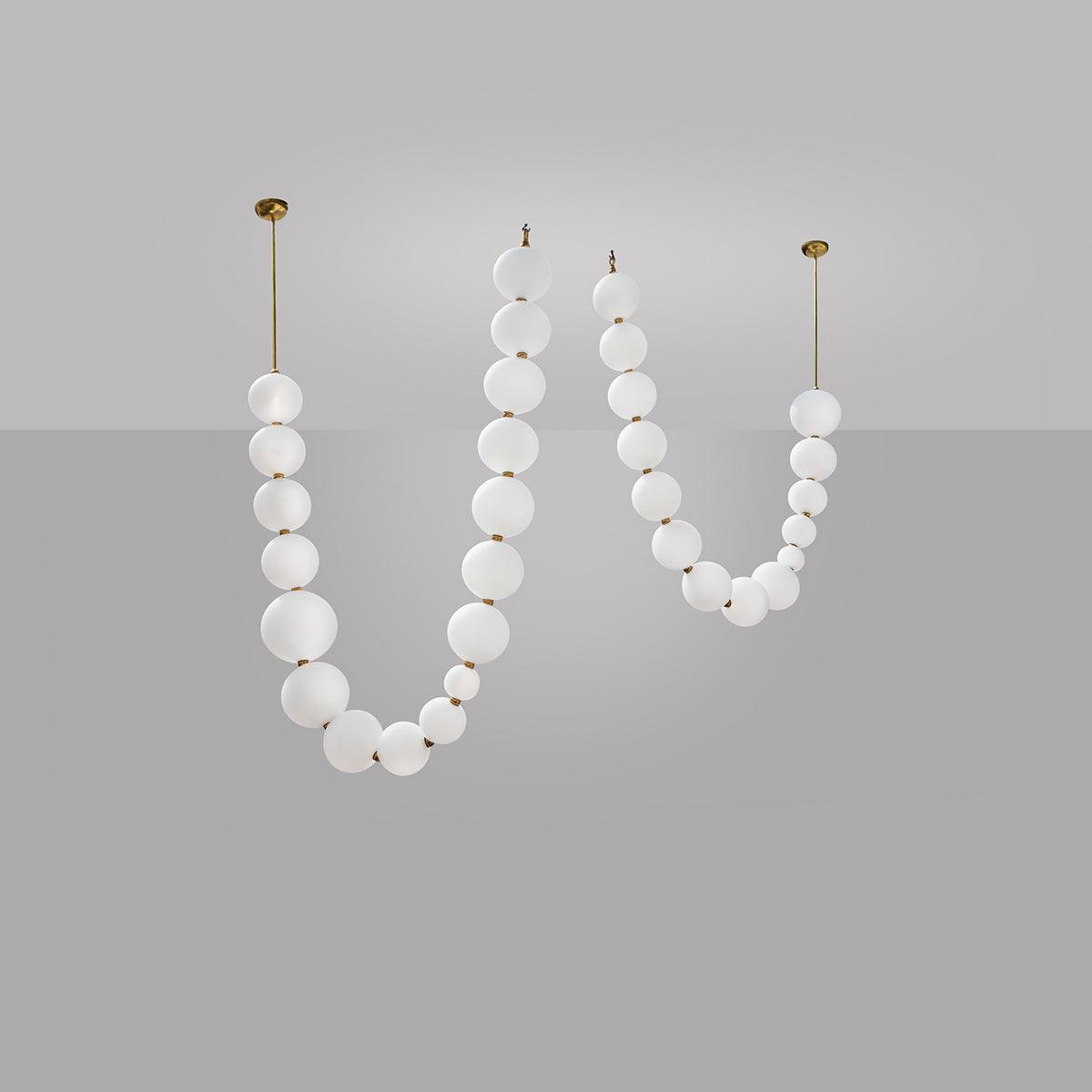 Lustre Cumulus en laiton – vue 120