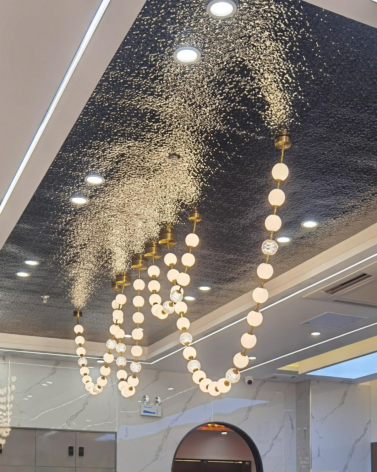Lustre Cumulus en laiton – vue 125