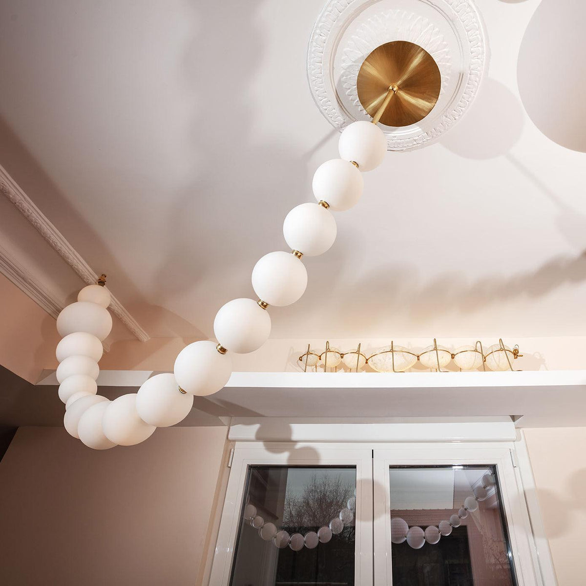 Lustre Cumulus en laiton – vue 21