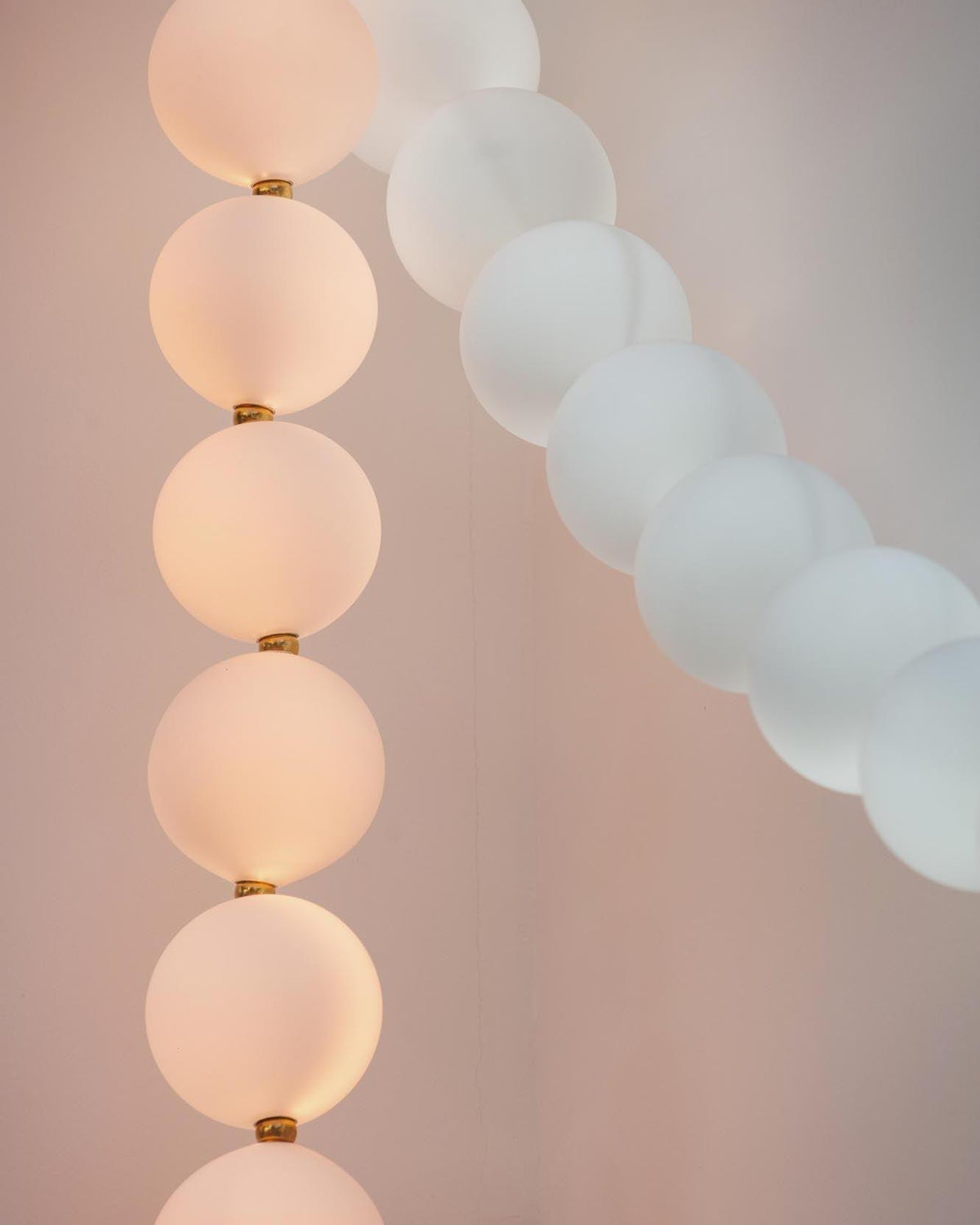 Lustre Cumulus en laiton – vue 23