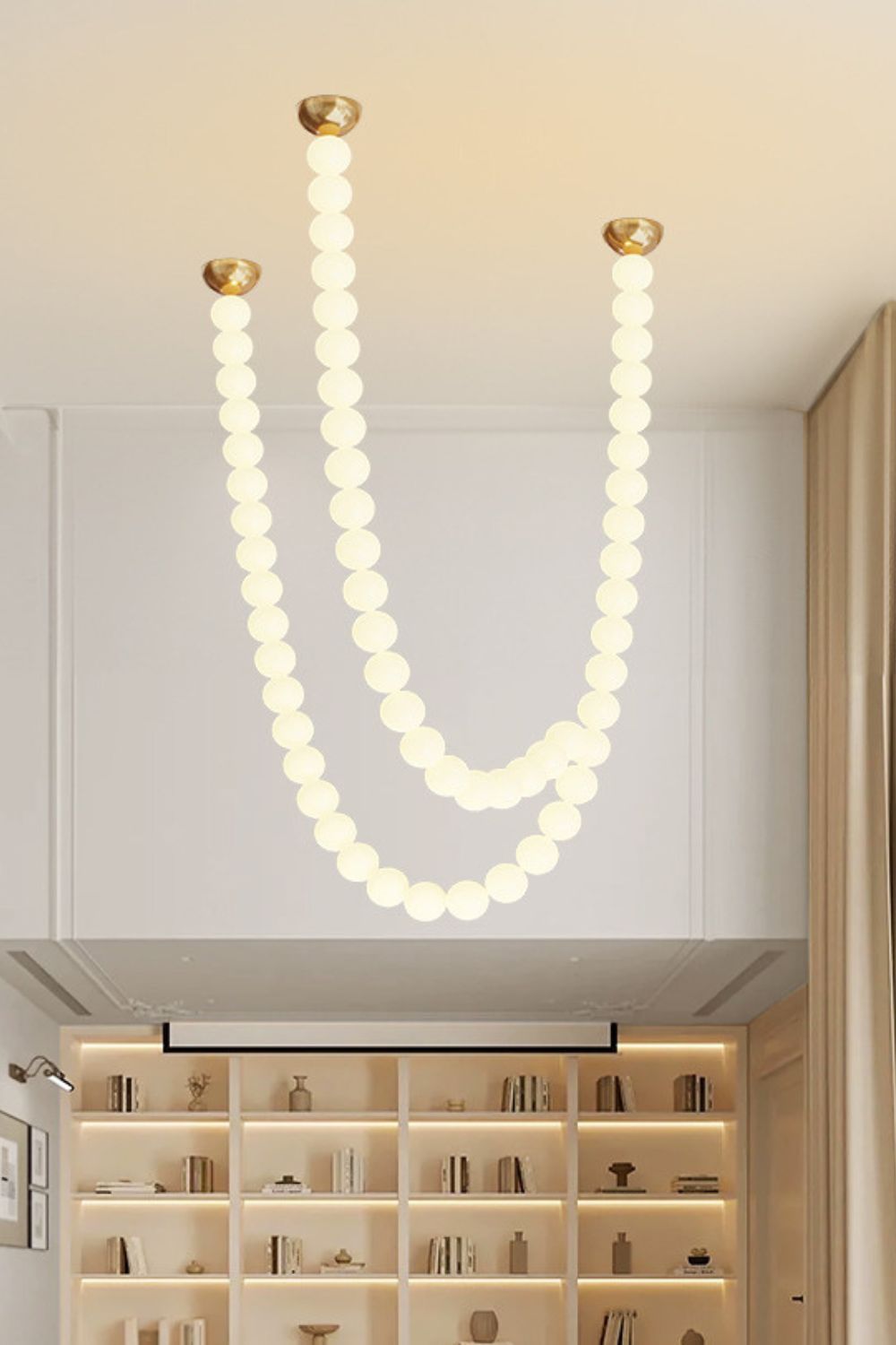 Lustre Cumulus en laiton – vue 35