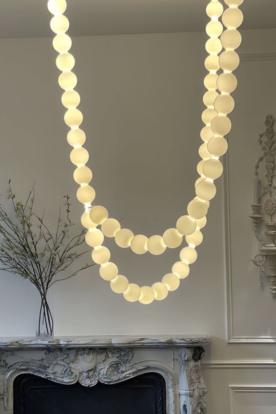 Lustre Cumulus en laiton – vue 51