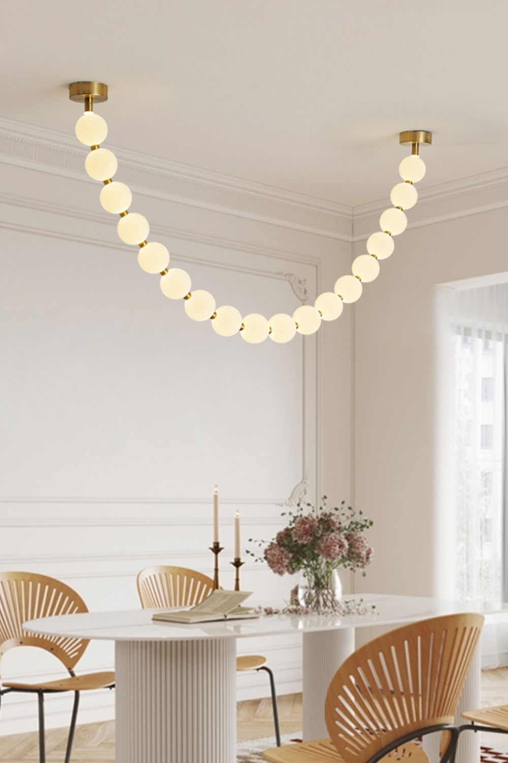 Lustre Cumulus en laiton – vue 46
