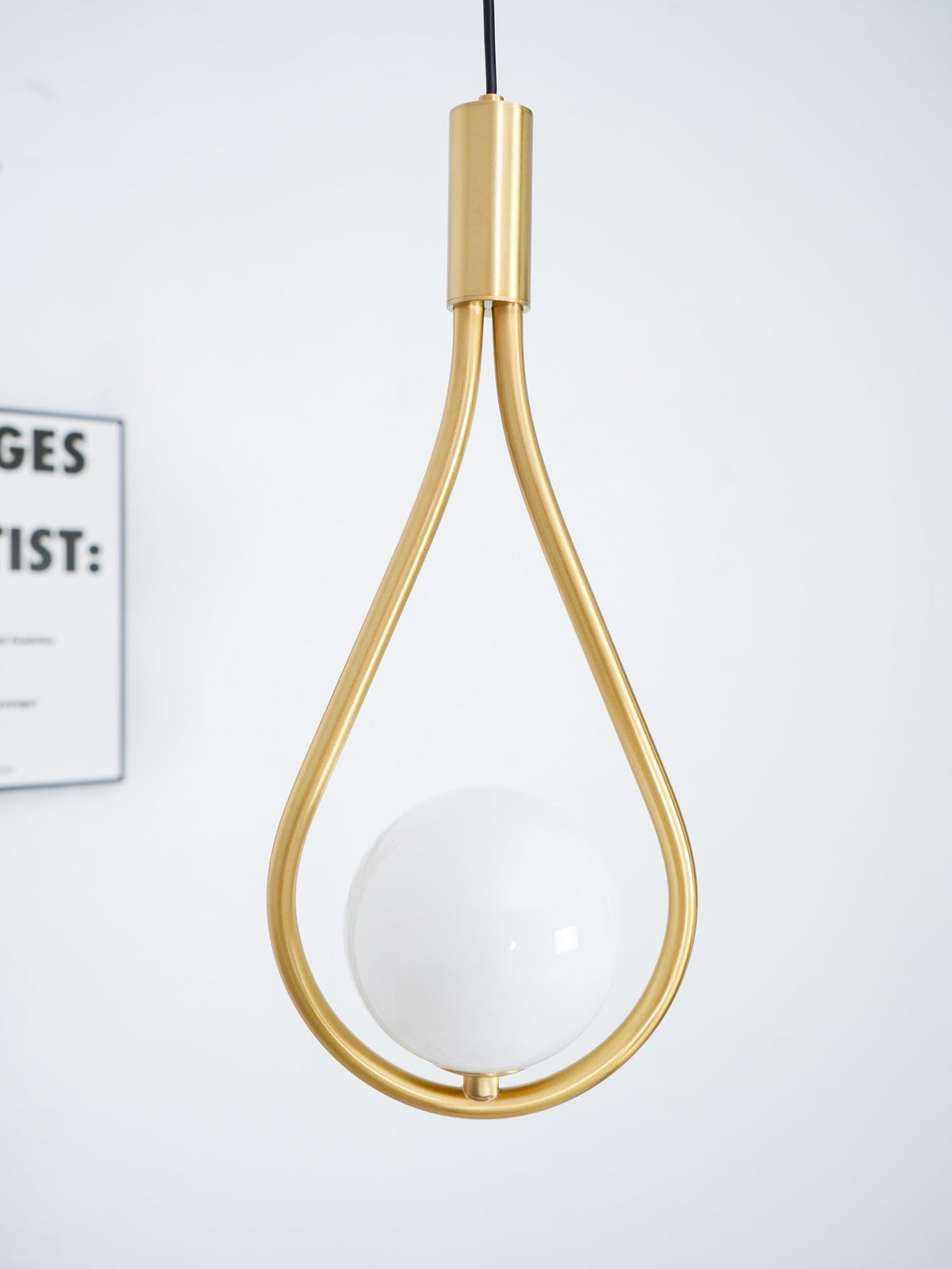 Suspension Sureau en laiton et verre – vue 29