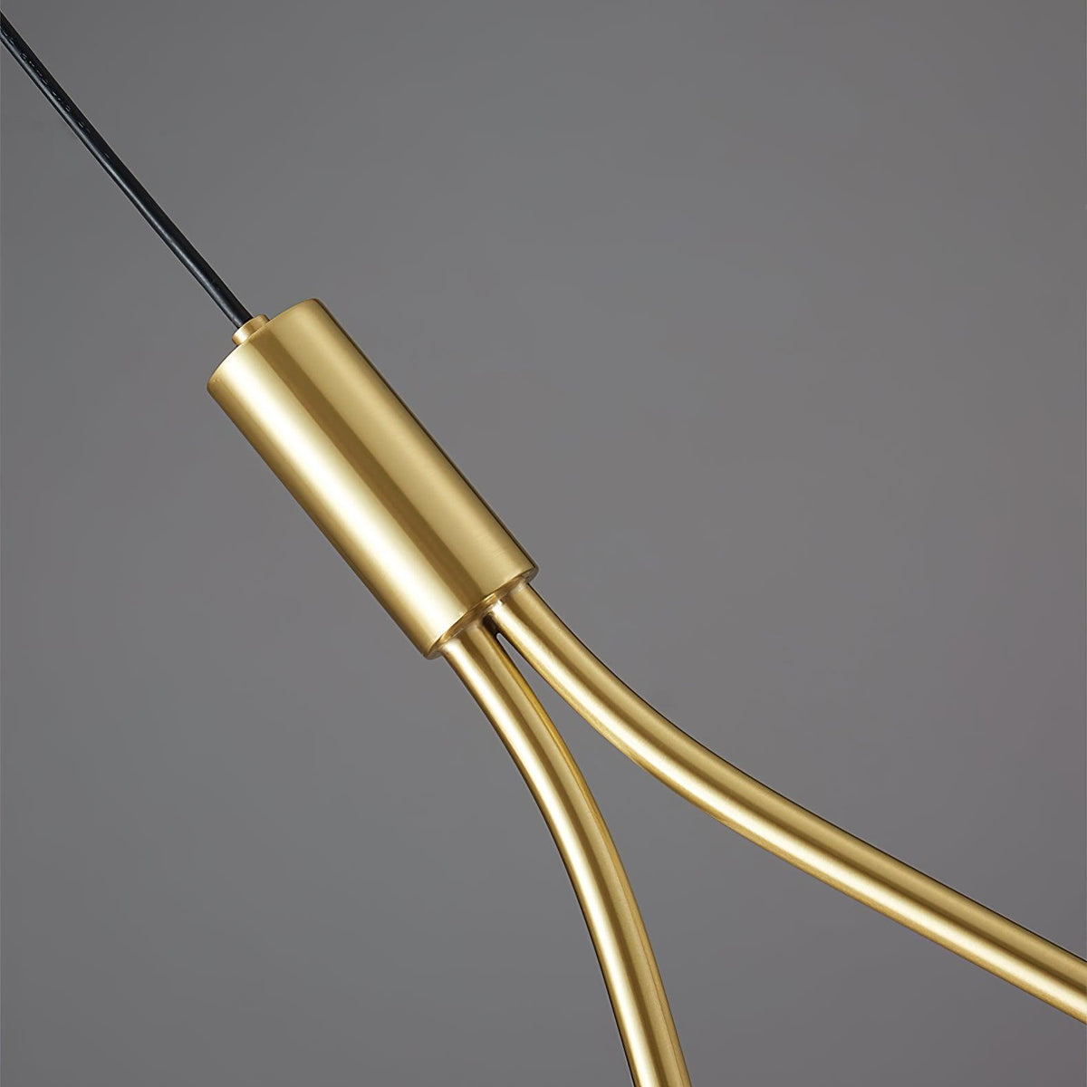 Suspension Sureau en laiton et verre – vue 10
