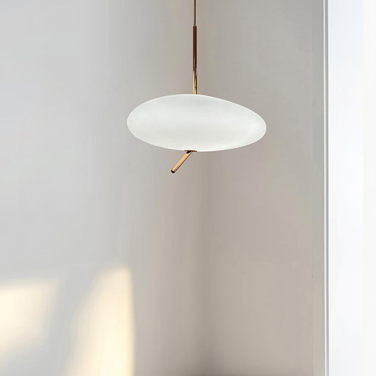 Suspension Lazuli en verre et métal – vue 5