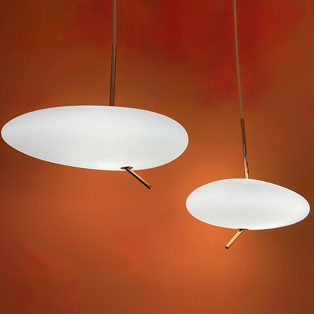 Suspension Lazuli en verre et métal – vue 6
