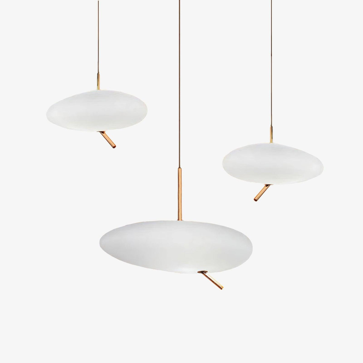 Suspension Lazuli en verre et métal – vue 19