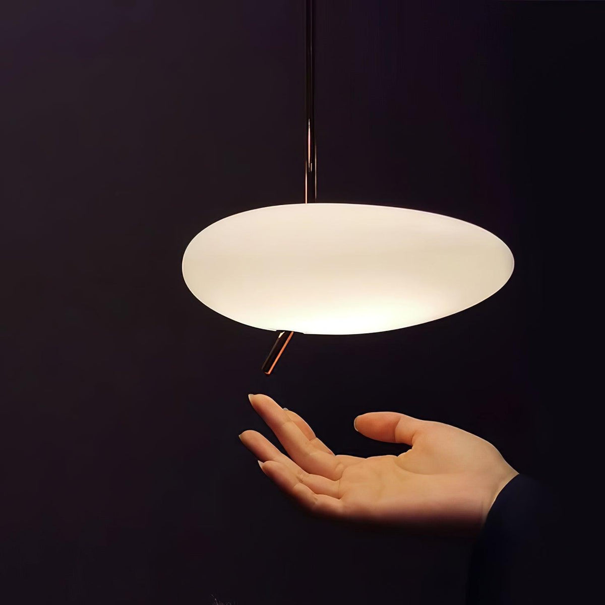 Suspension Lazuli en verre et métal – vue 29