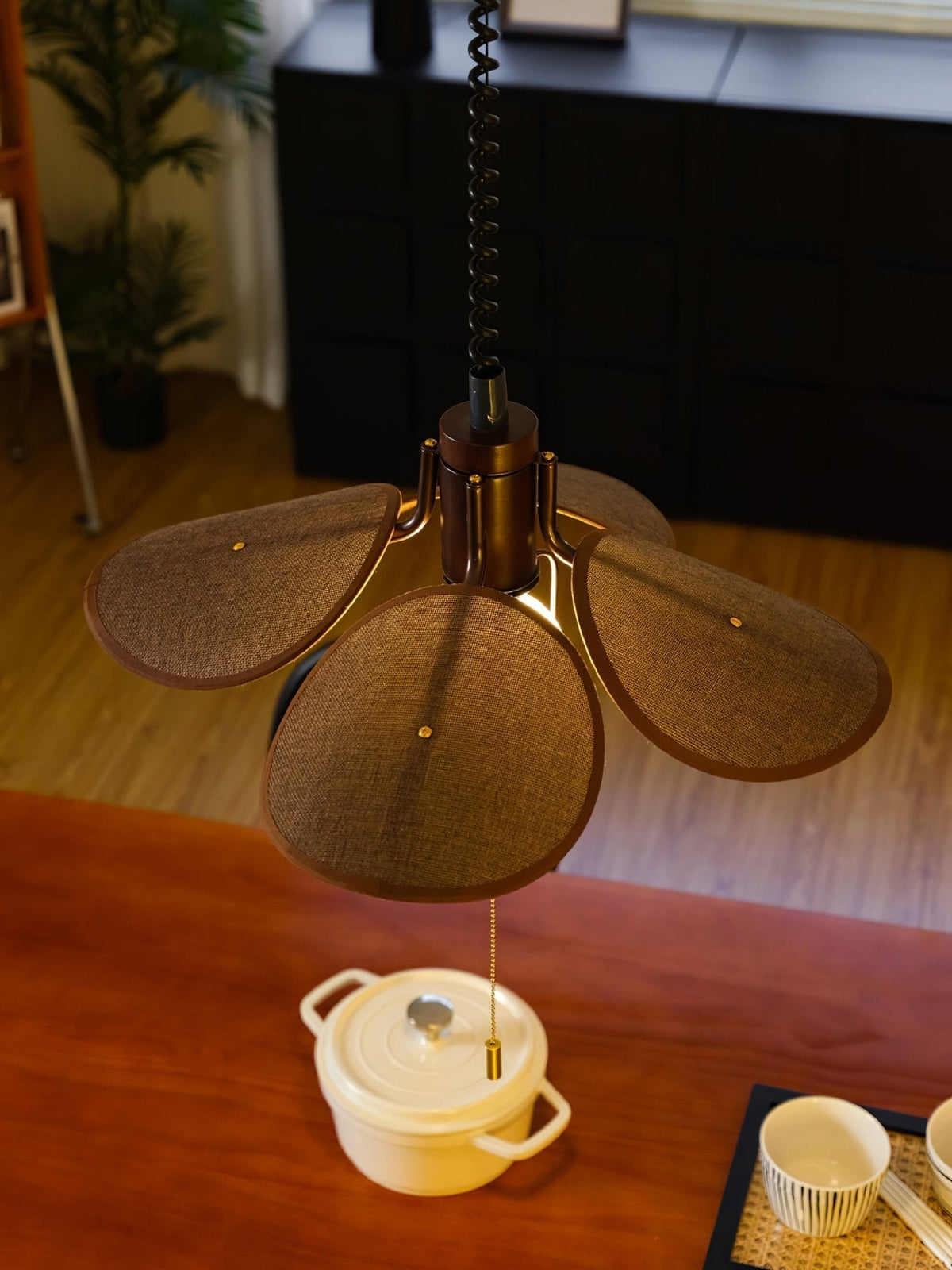 Suspension Goélette en bois et tissu – vue 11