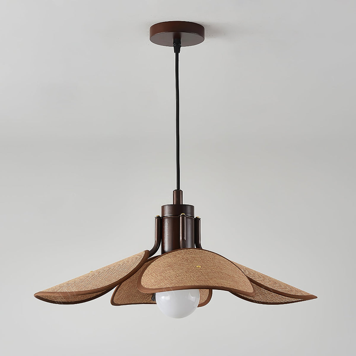 Suspension Goélette en bois et tissu – vue 20