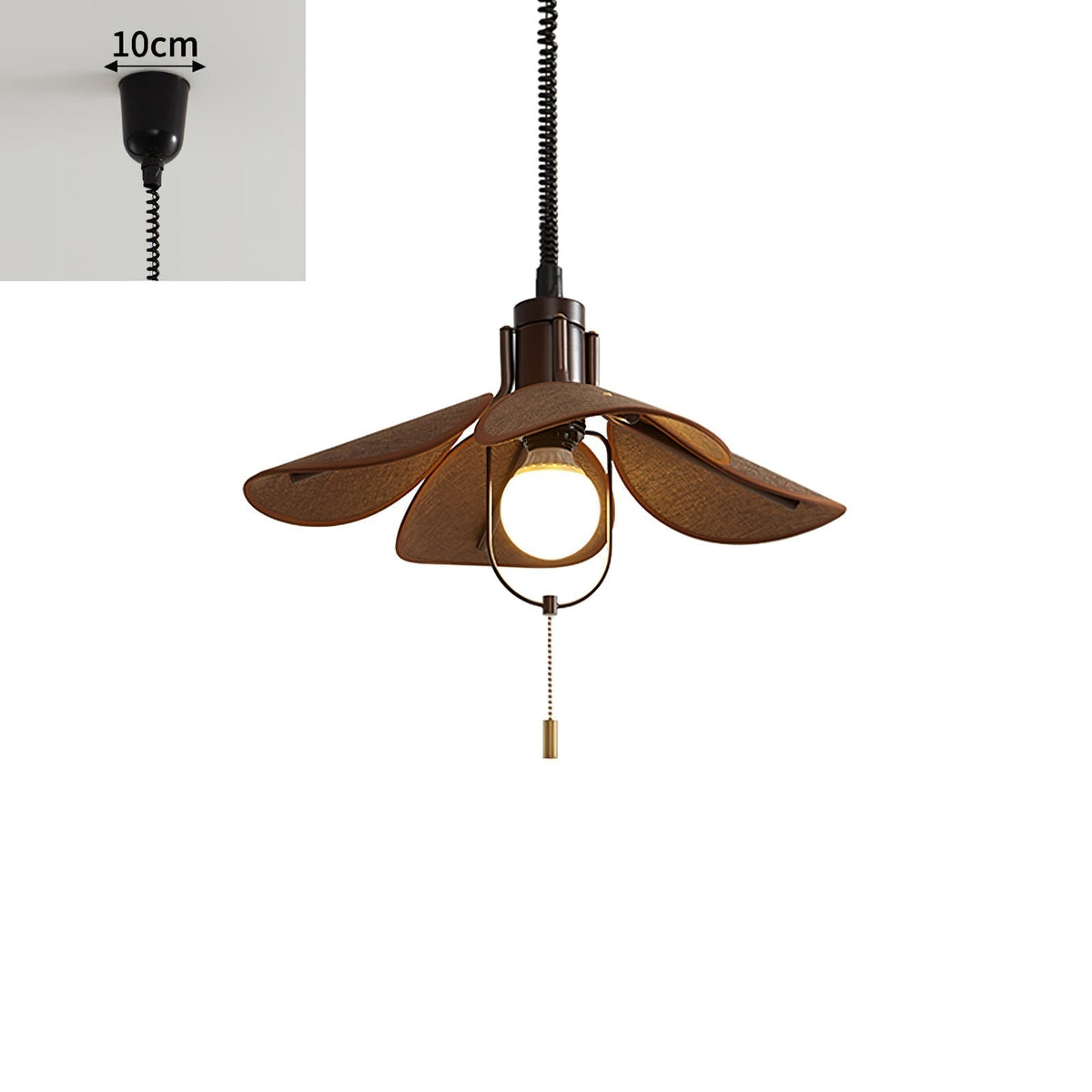 Suspension Goélette en bois et tissu – vue 31