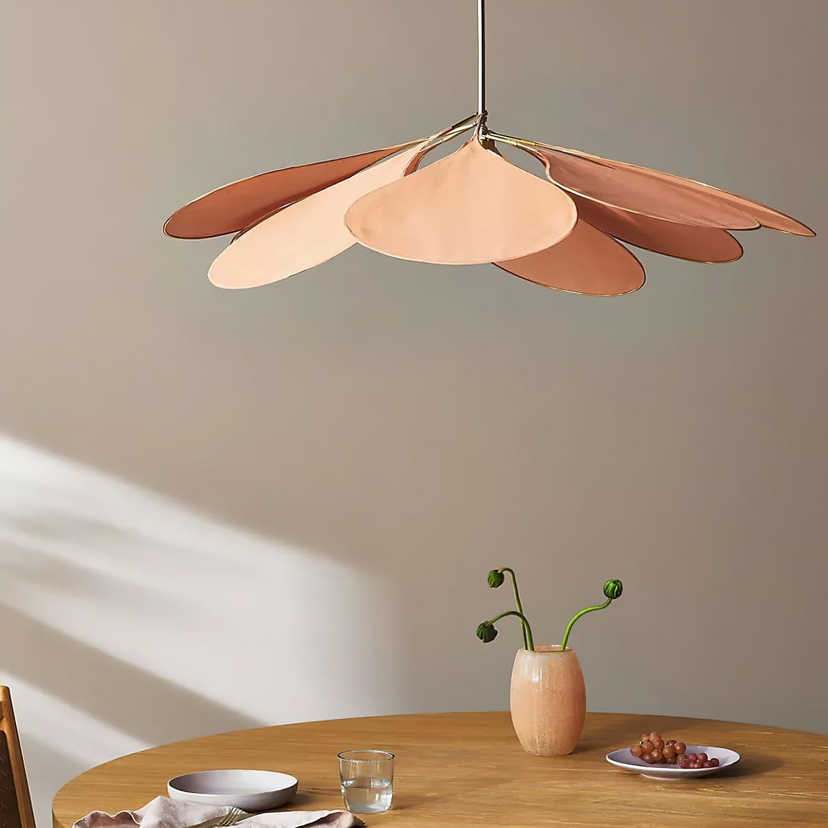 Suspension Girandole en tissu et métal – vue 12