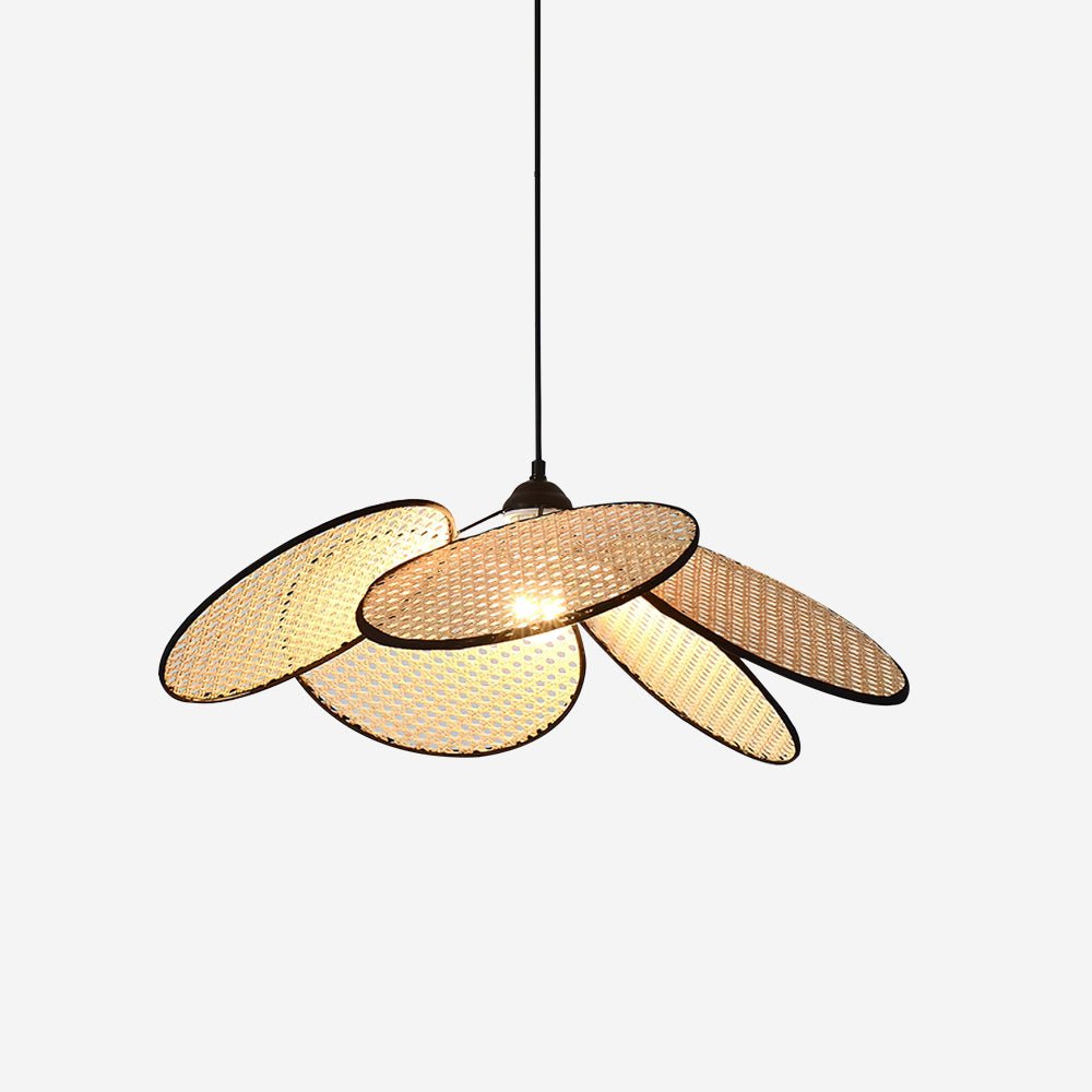 Suspension Solène en rotin et tissu – vue 24