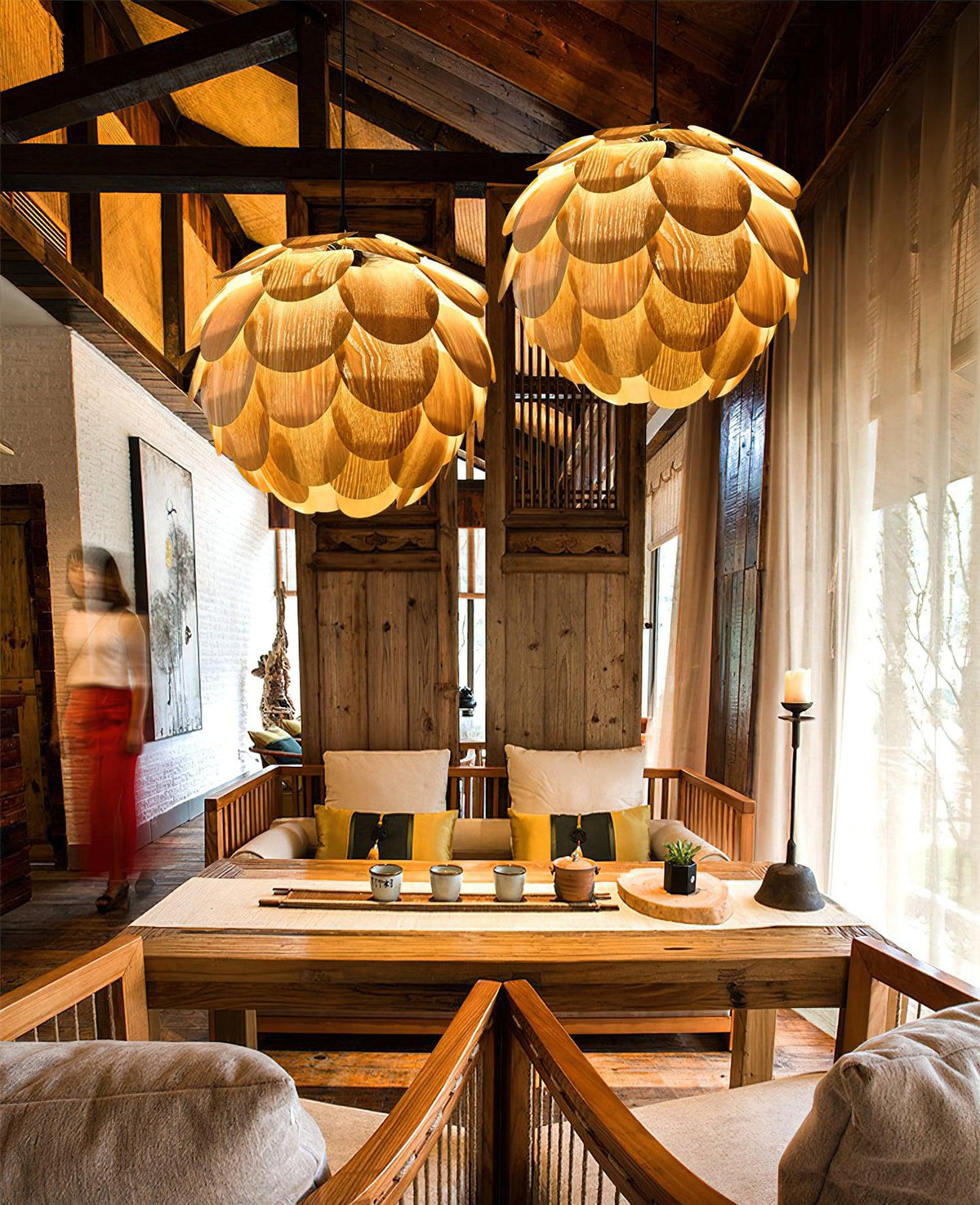 Suspension Bellevue en bois – vue 13