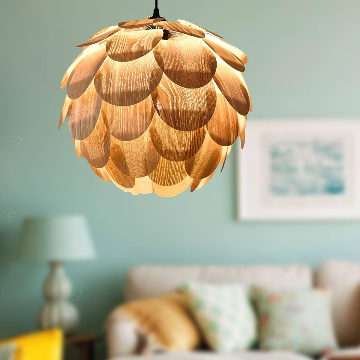 Suspension Bellevue en bois – vue 28