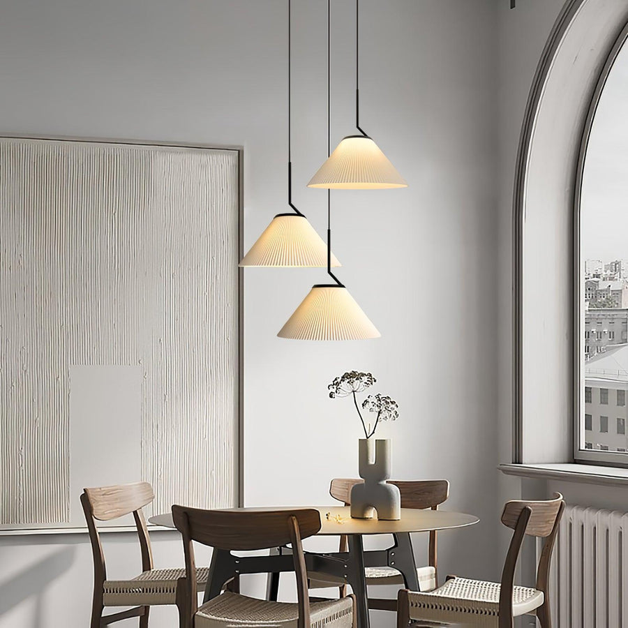 Suspension Joaillier en tissu et métal – vue 5