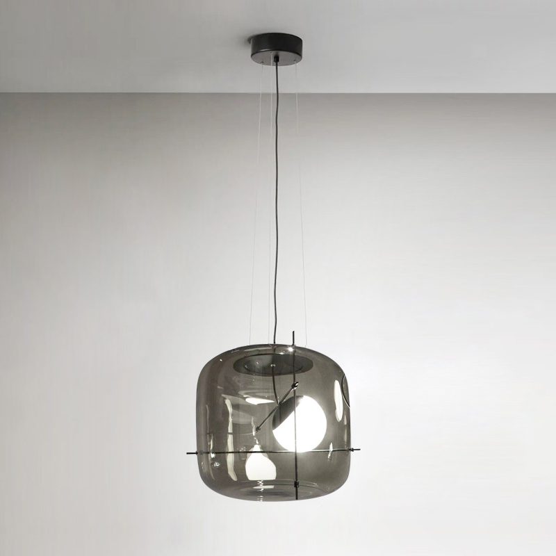 Suspension Frise en verre et métal – vue 32