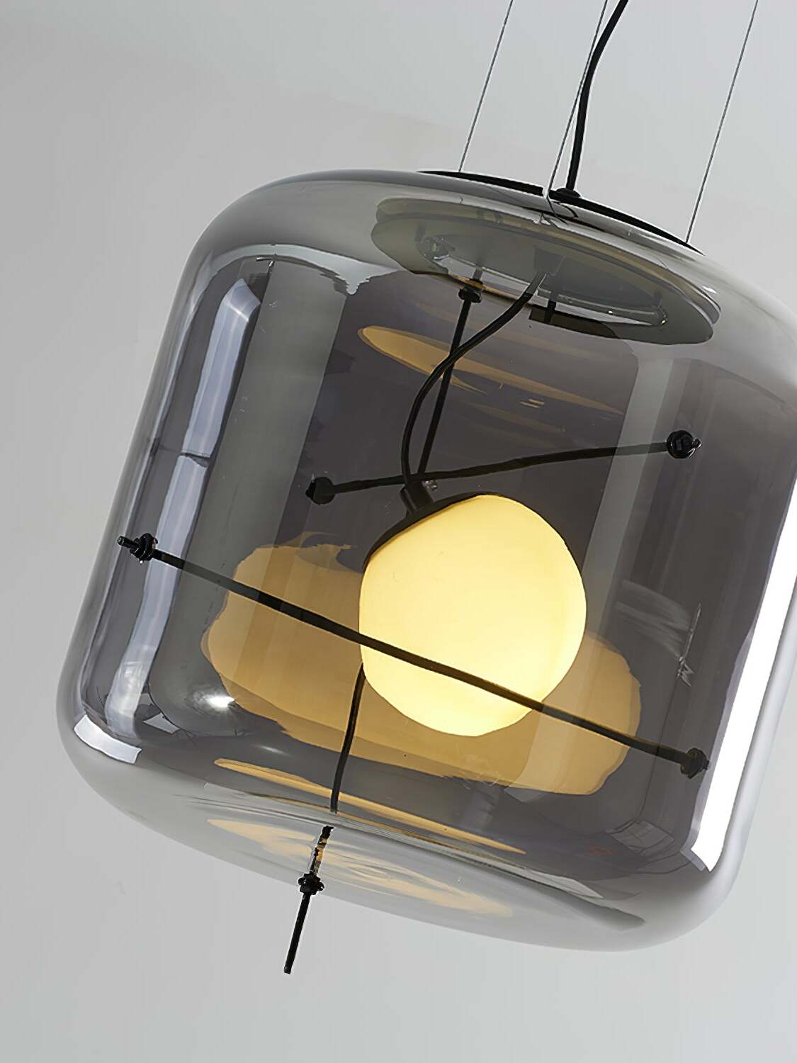 Suspension Frise en verre et métal – vue 29