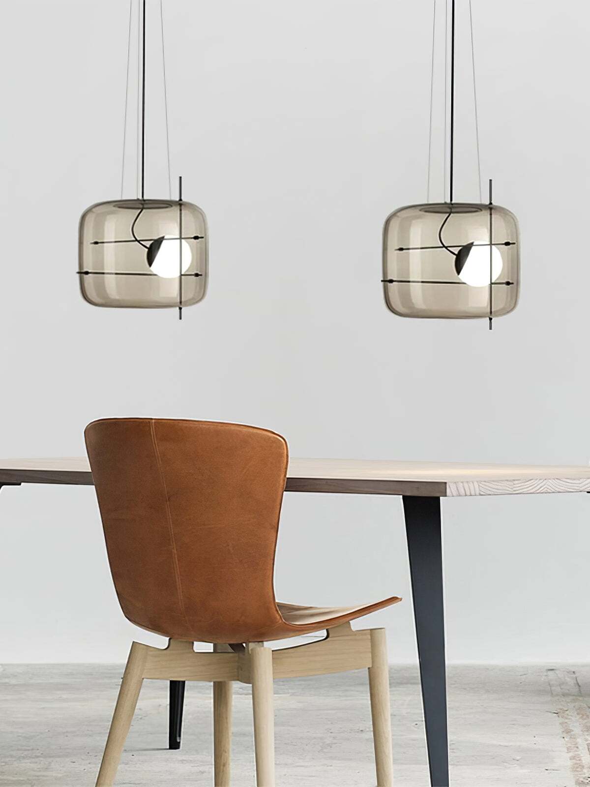 Suspension Frise en verre et métal – vue 23