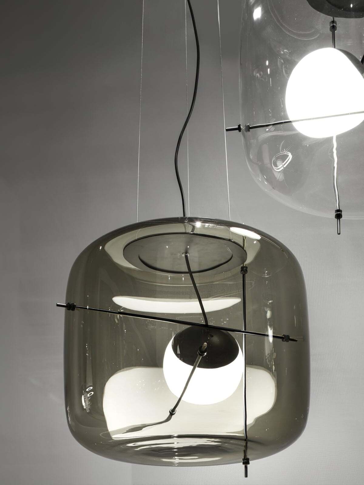 Suspension Frise en verre et métal – vue 42