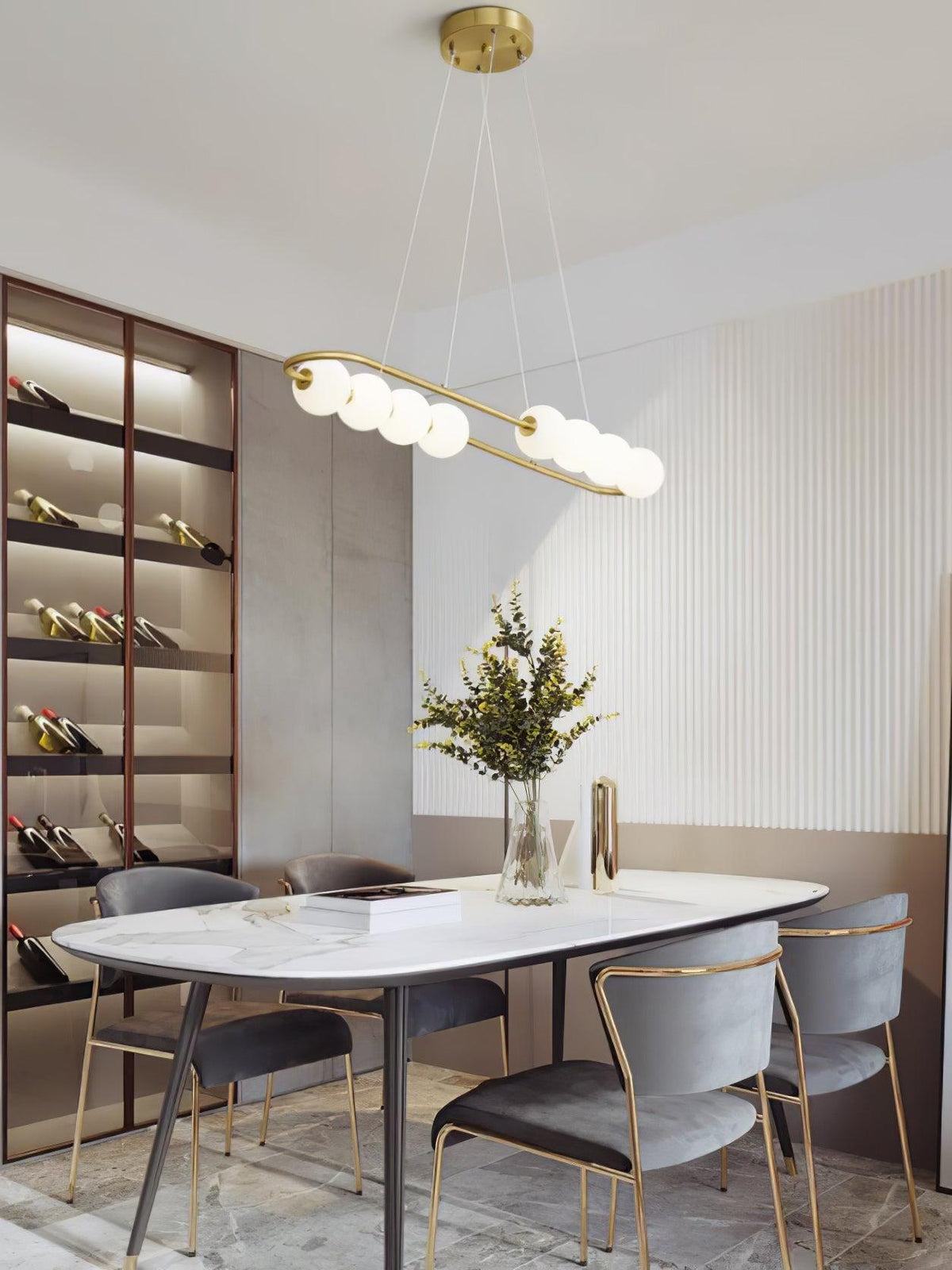 Suspension Fresque en laiton – vue 55