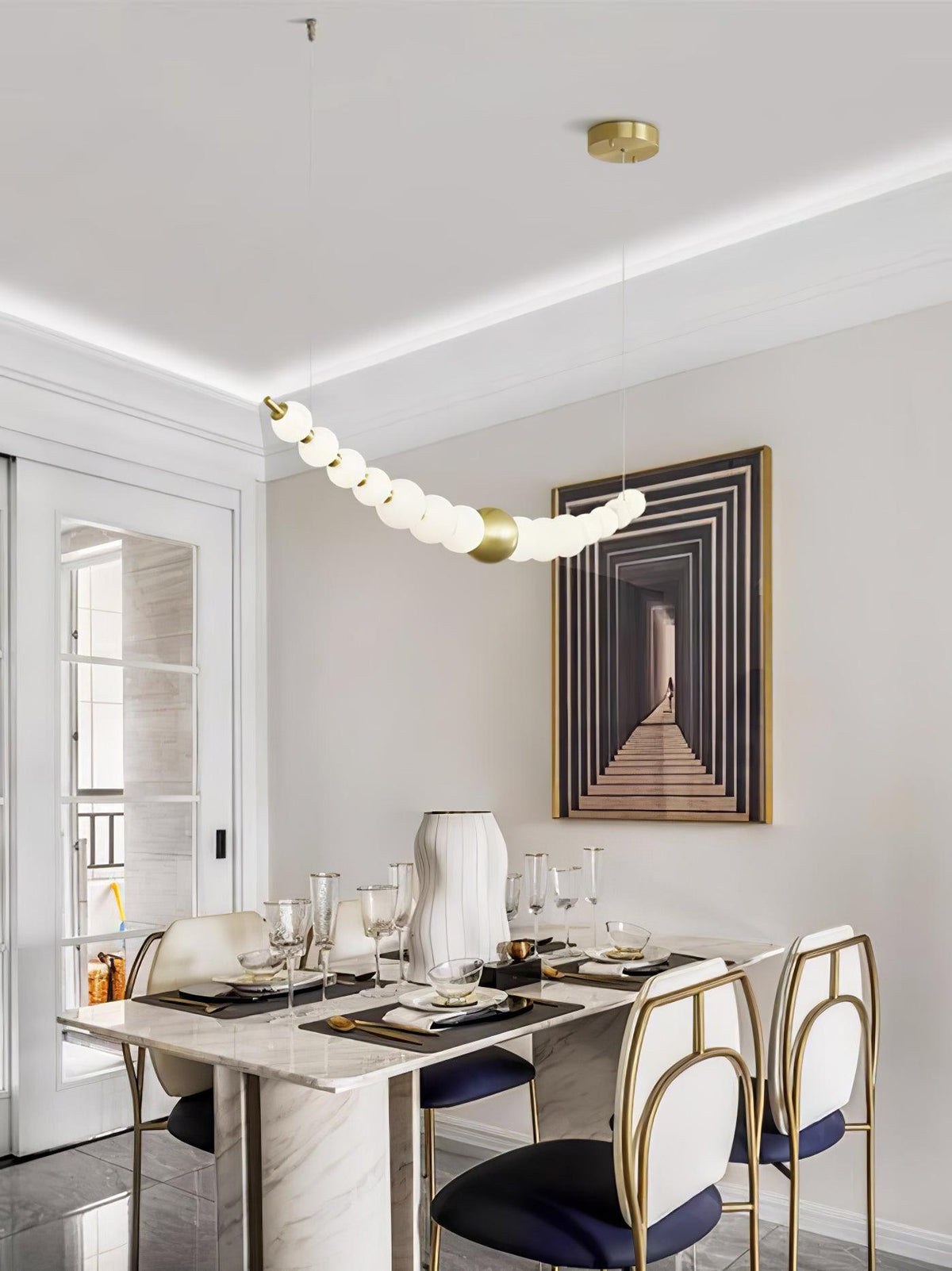Suspension Fresque en laiton – vue 53