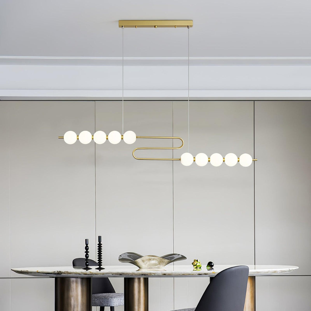 Suspension Fresque en laiton – vue 4