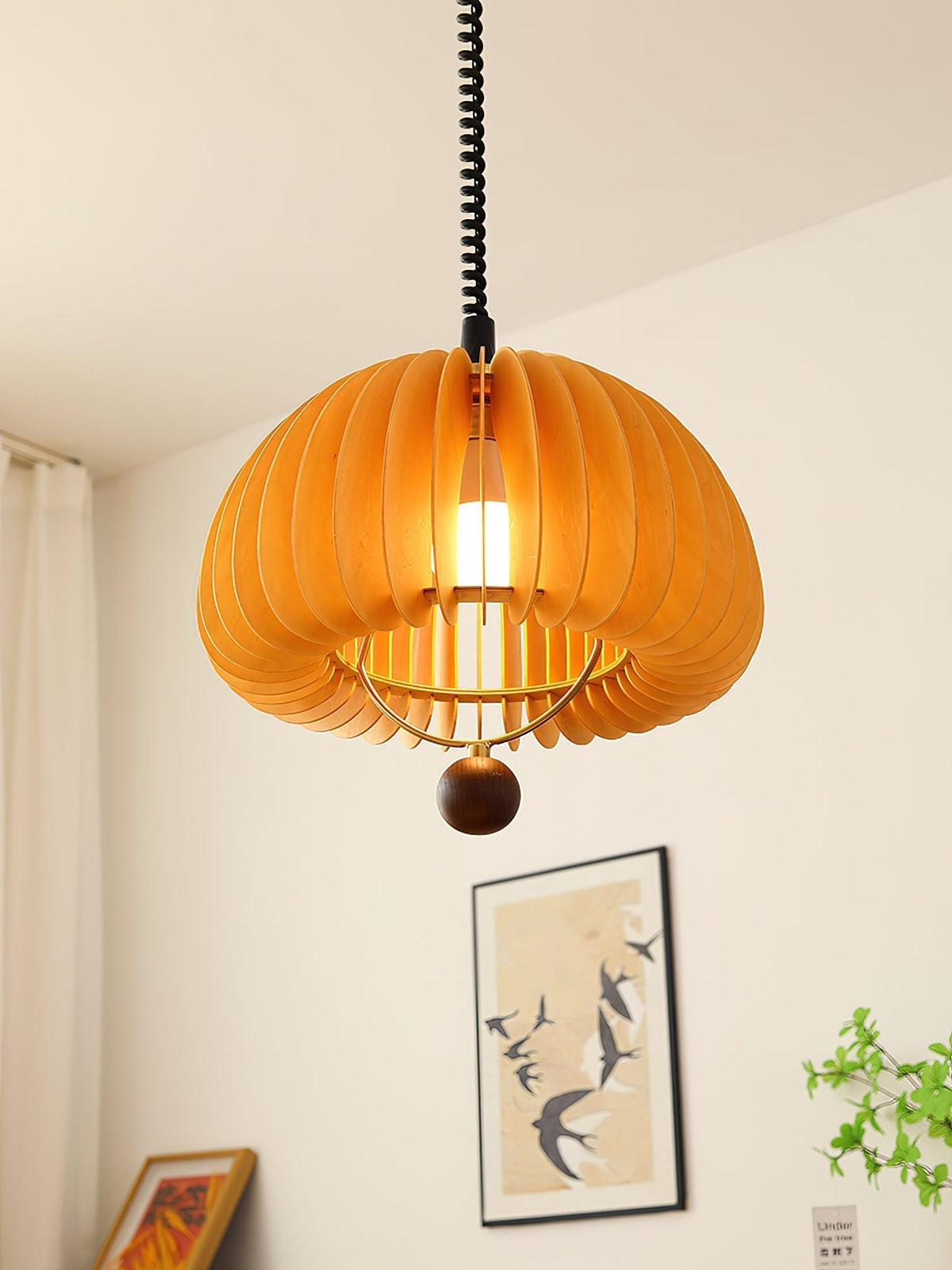 Suspension Margaux en bois et métal – vue 8