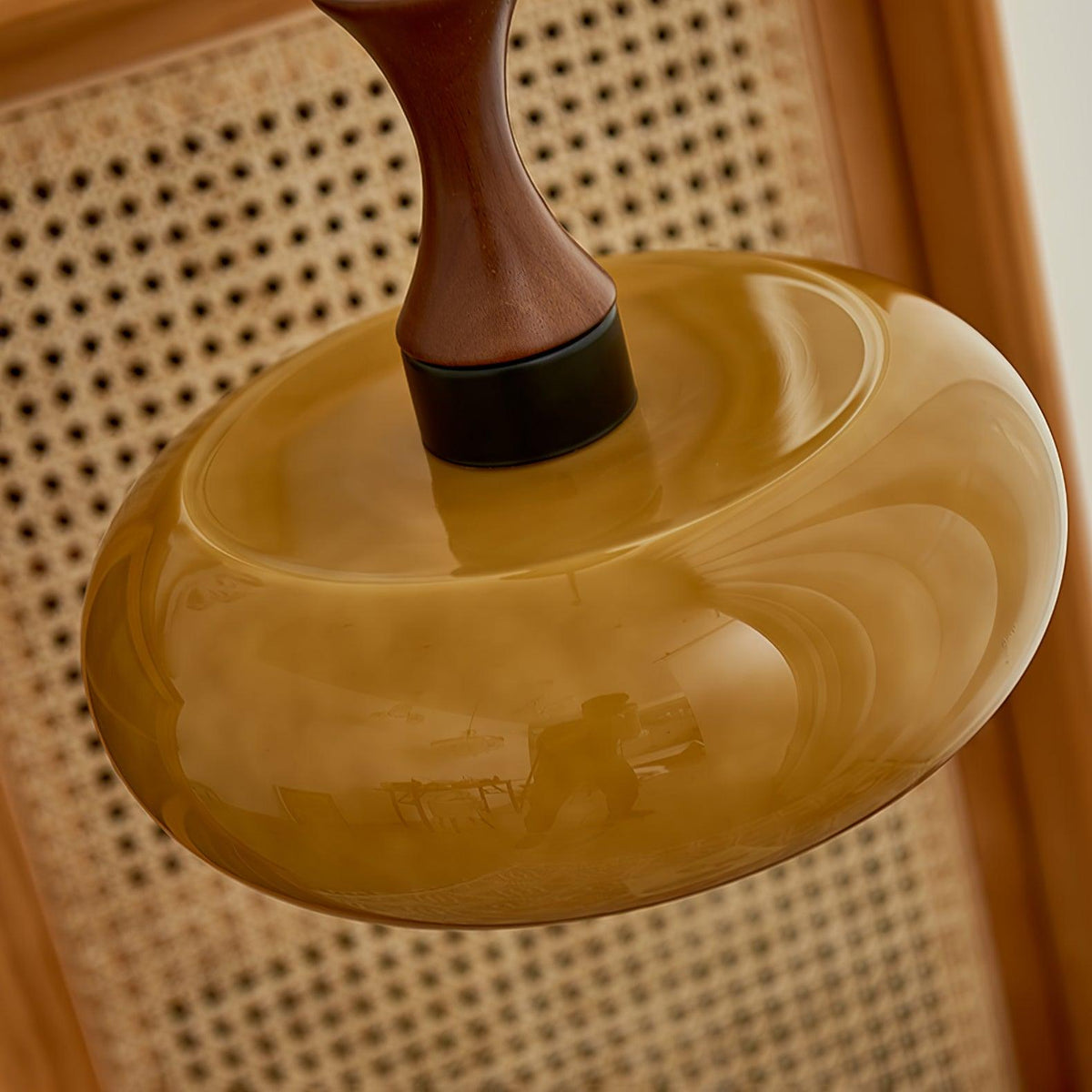 Suspension Camomille en bois et verre – vue 18