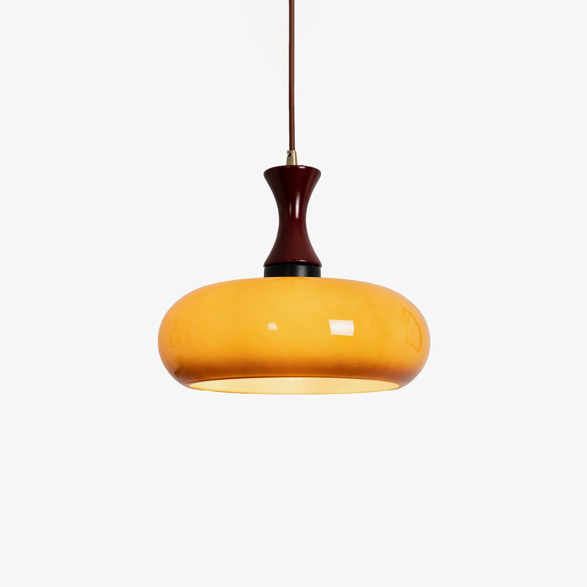 Suspension Camomille en bois et verre – vue 6