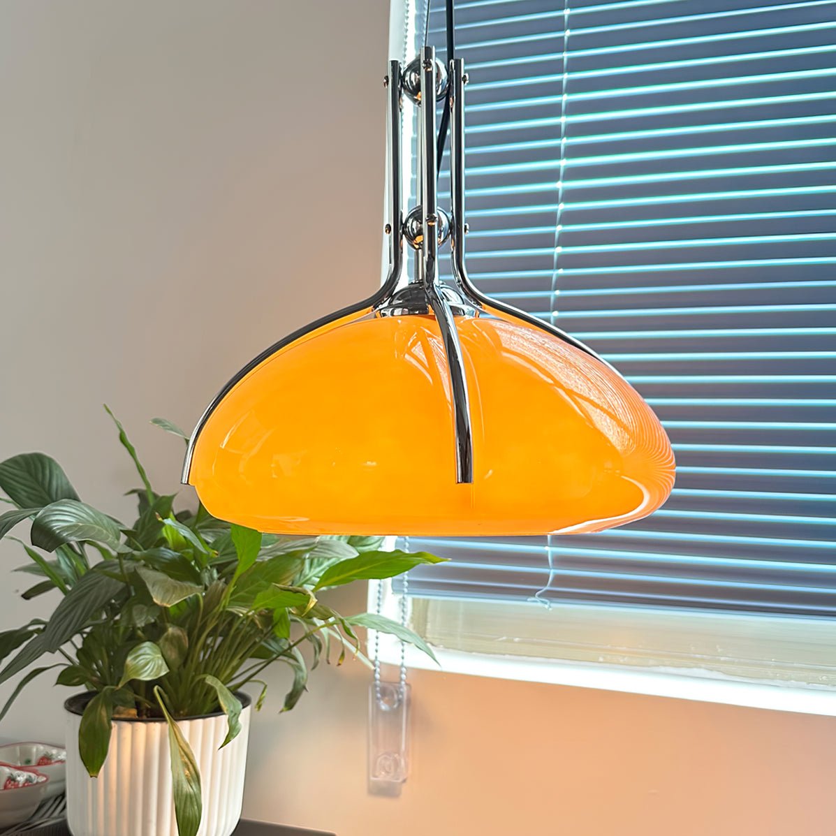Suspension Zélie en verre et métal – vue 26