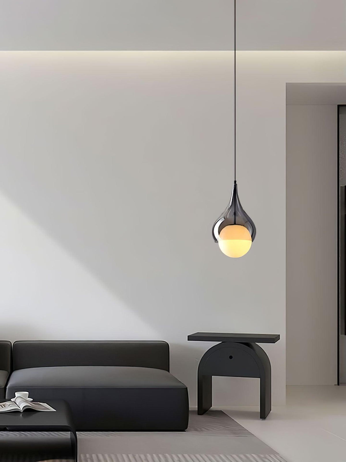 Suspension Caravane en verre et métal – vue 5