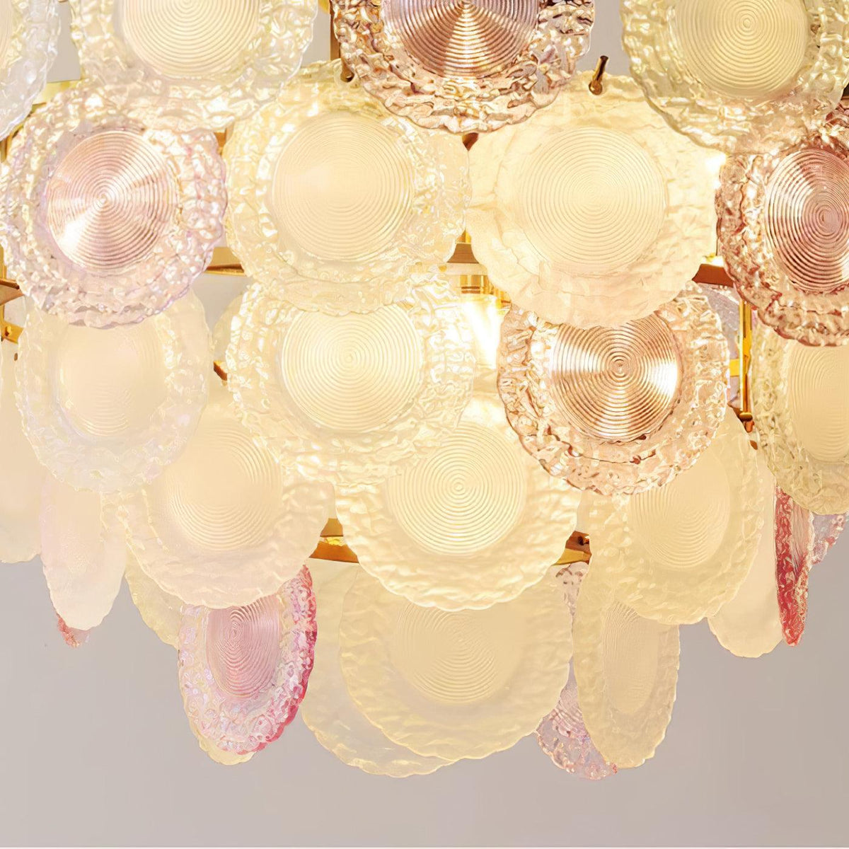 Lustre Framboise en verre et métal – vue 44