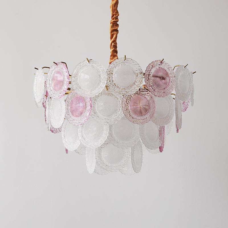 Lustre Framboise en verre et métal – vue 26