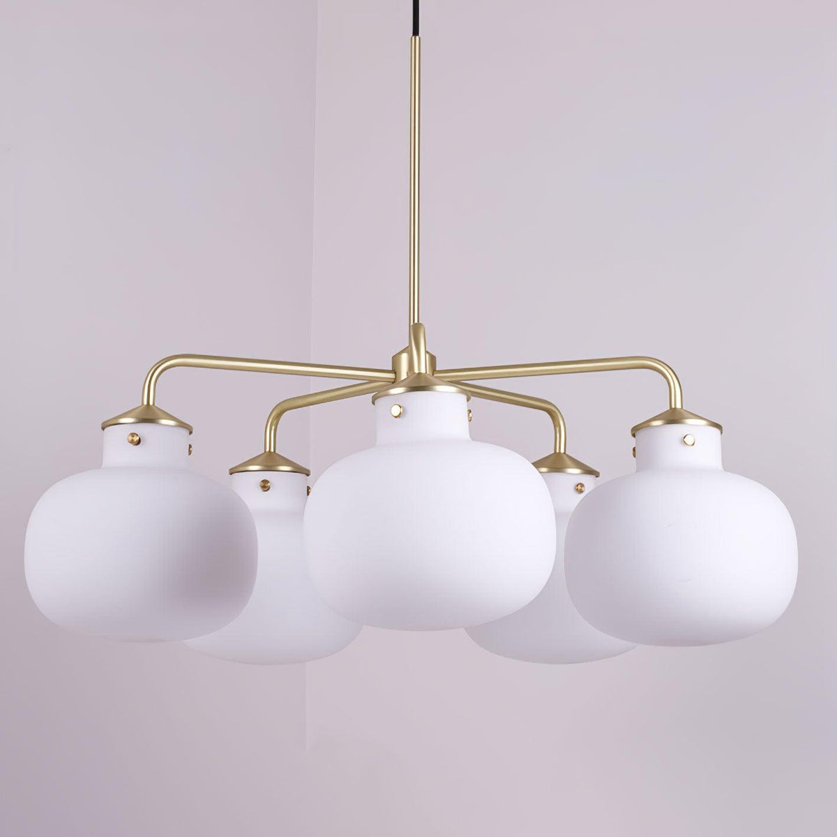Suspension Adagio en verre et métal – vue 13
