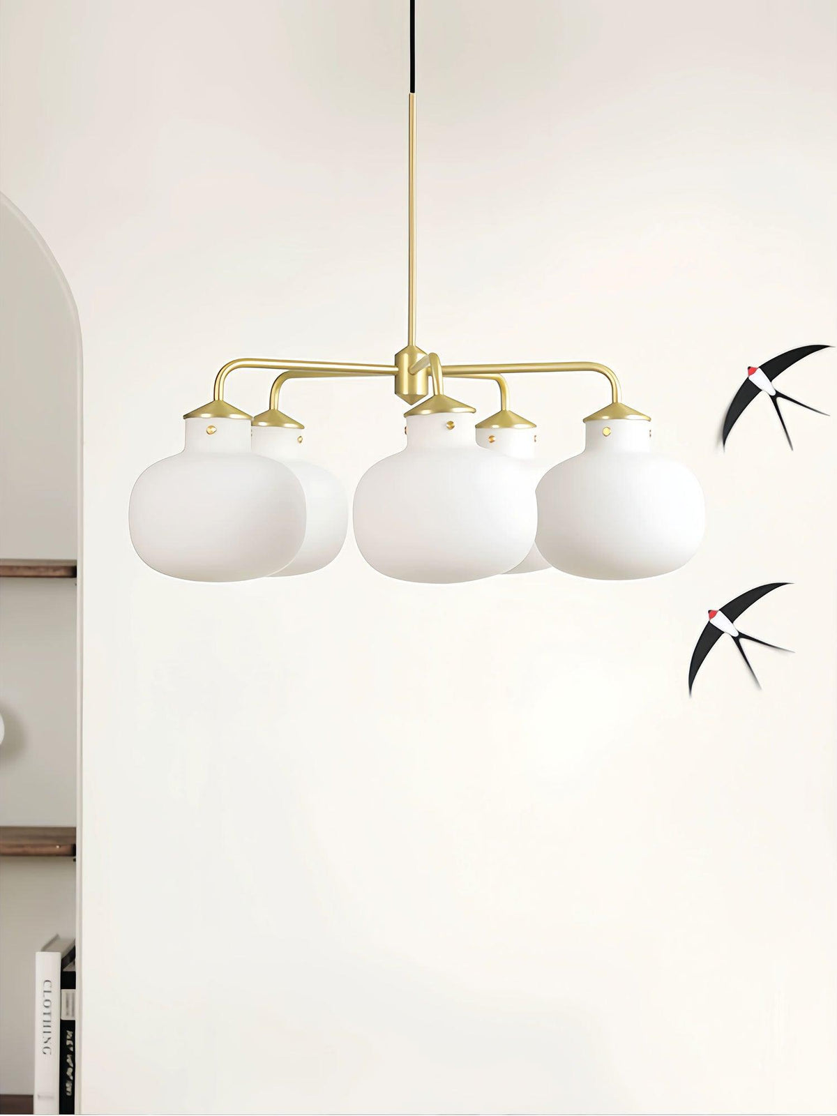 Suspension Adagio en verre et métal – vue 27
