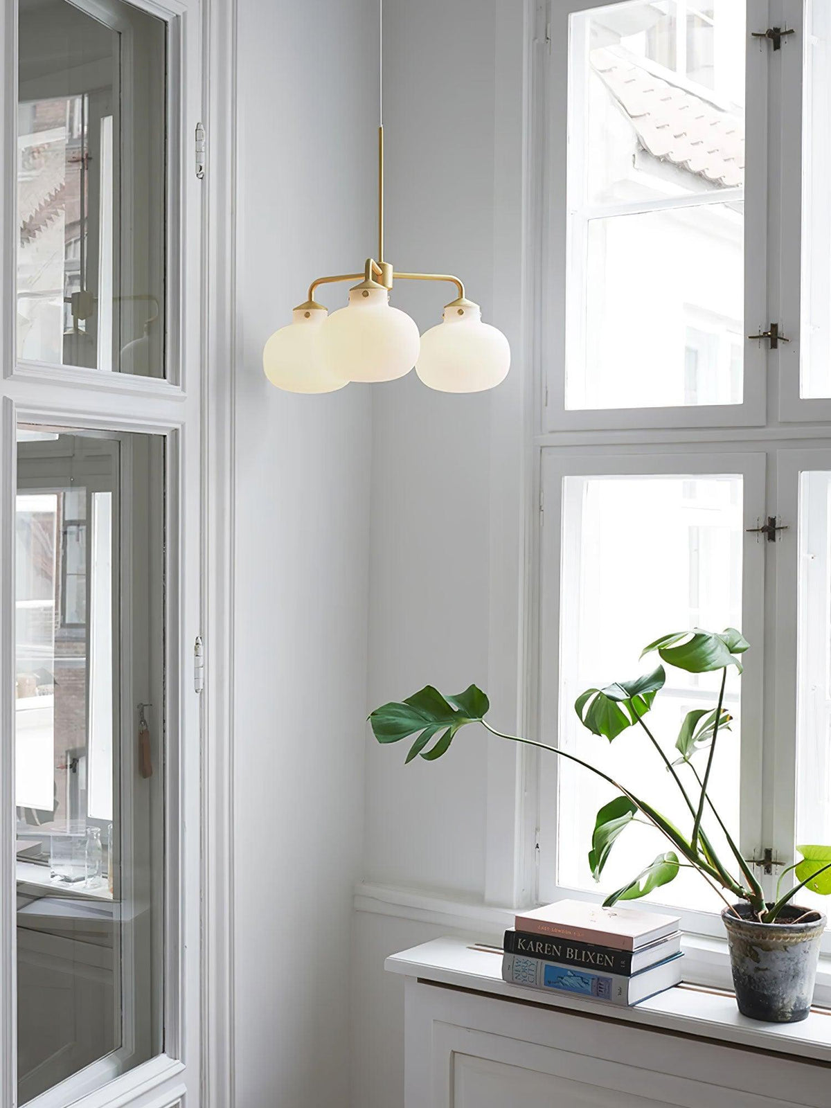 Suspension Adagio en verre et métal – vue 29