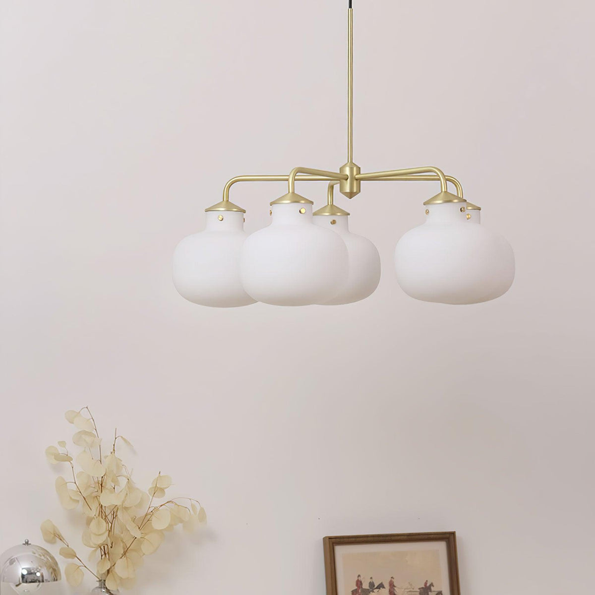 Suspension Adagio en verre et métal – vue 30