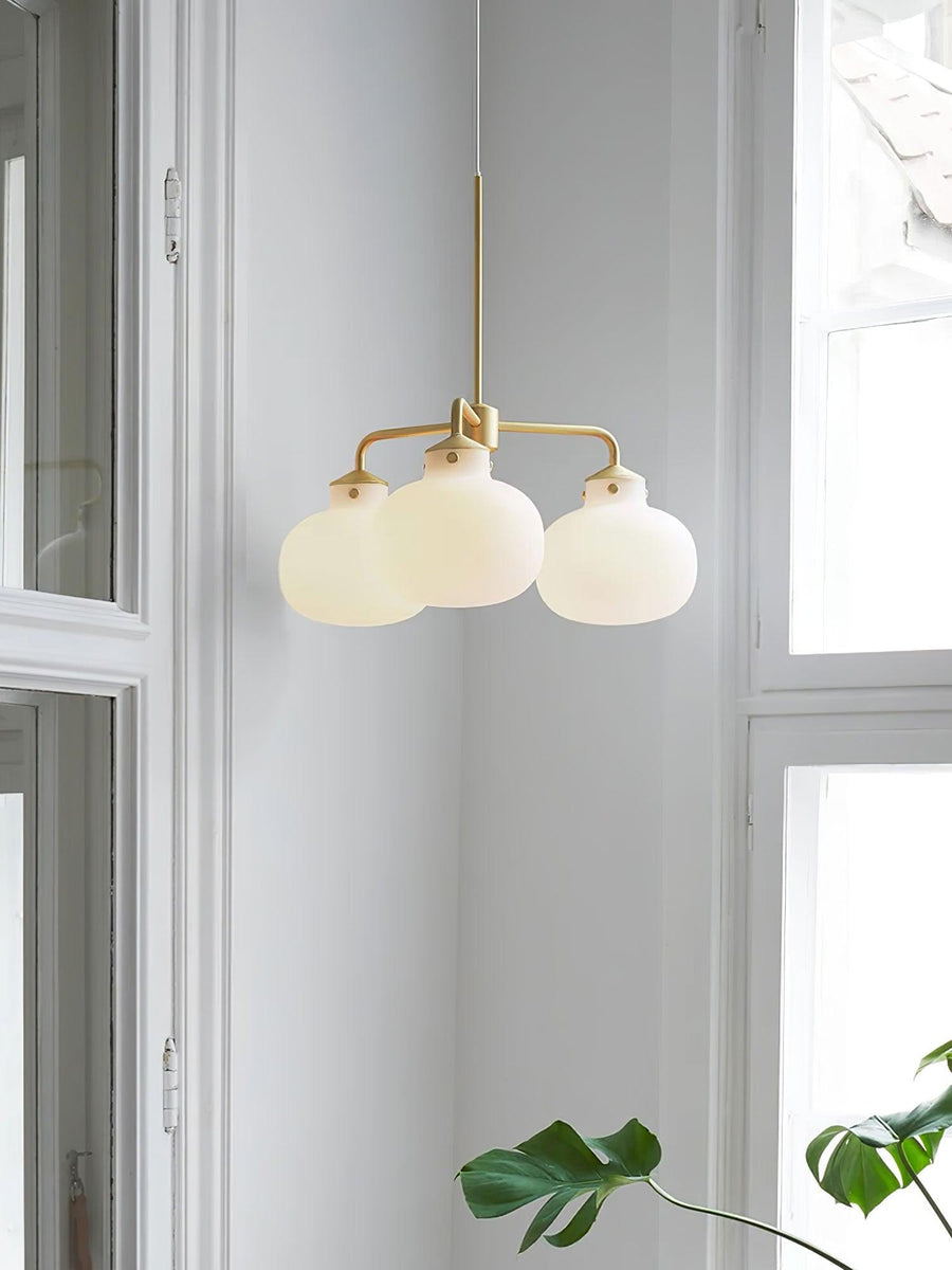 Suspension Adagio en verre et métal – vue 3