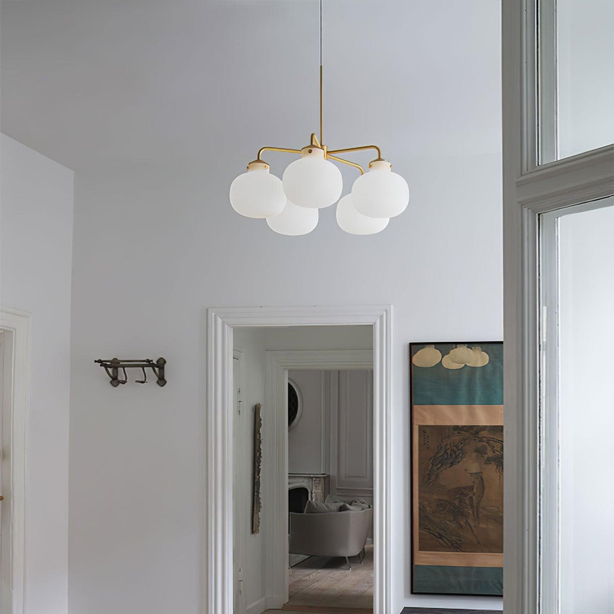 Suspension Adagio en verre et métal – vue 20