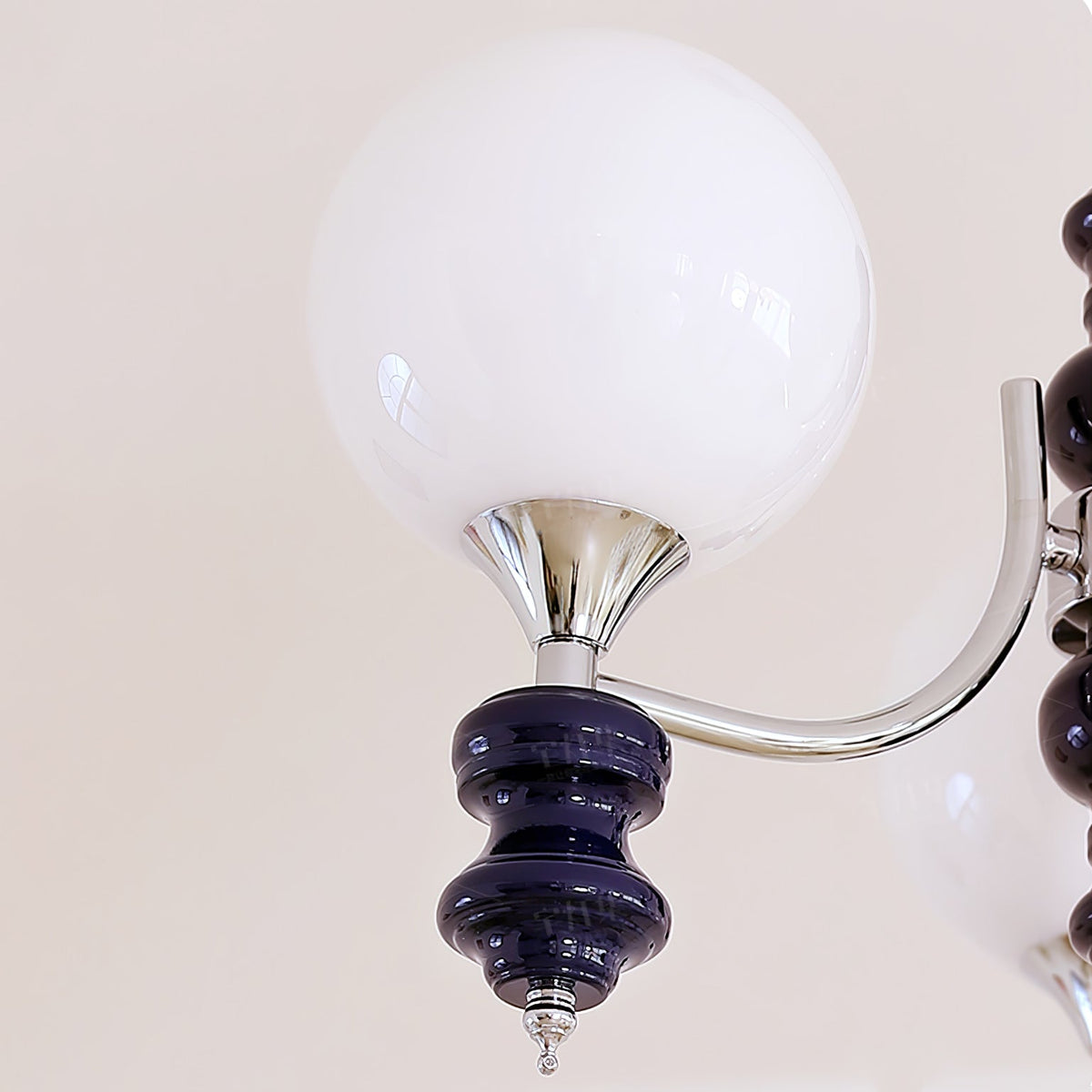Lustre Navette en verre et métal – vue 40
